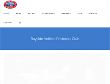 Tablet Screenshot of baysideclub.org.au